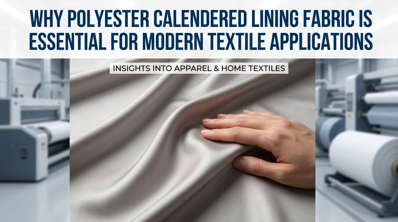 Waarom polyester gekalanderde voeringstof essentieel is voor moderne textieltoepassingen