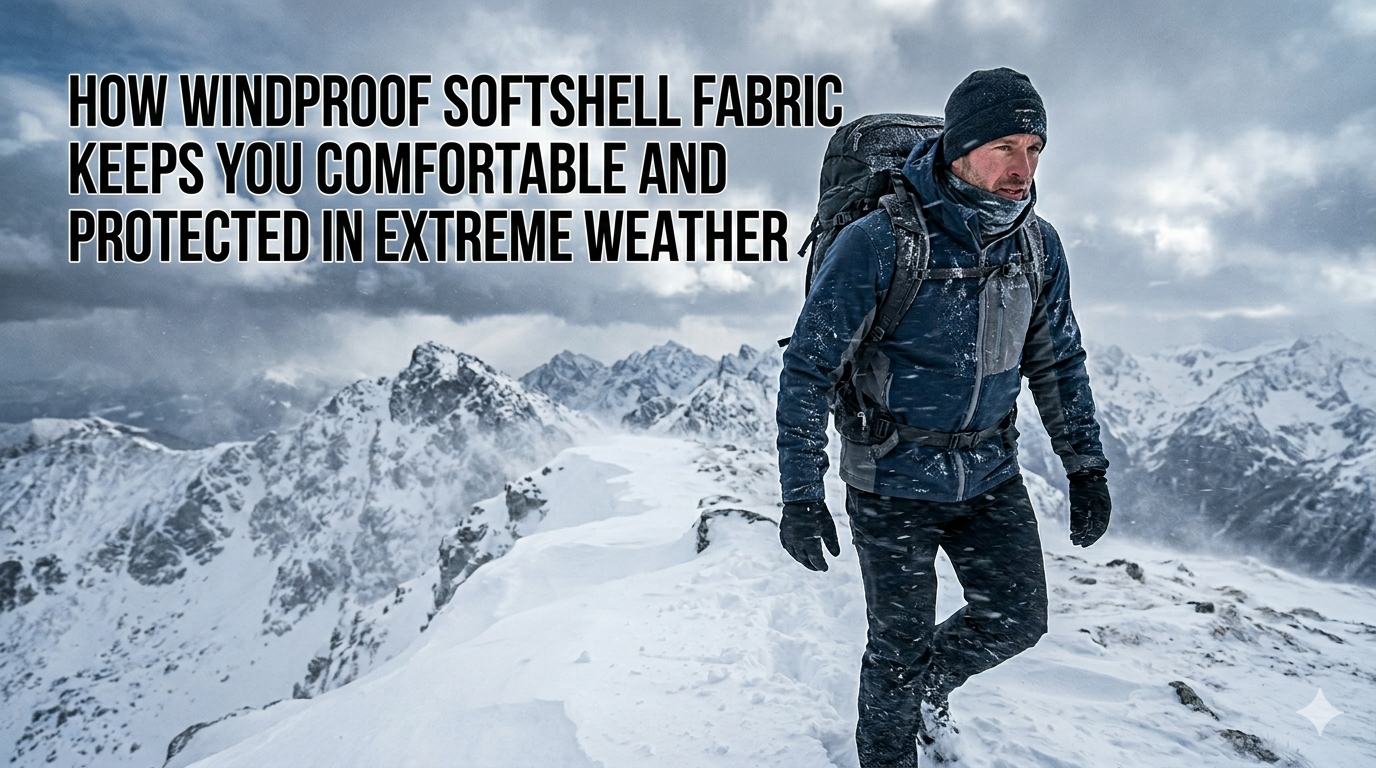 Hoe winddichte softshell-stof u comfortabel en beschermd houdt bij extreem weer