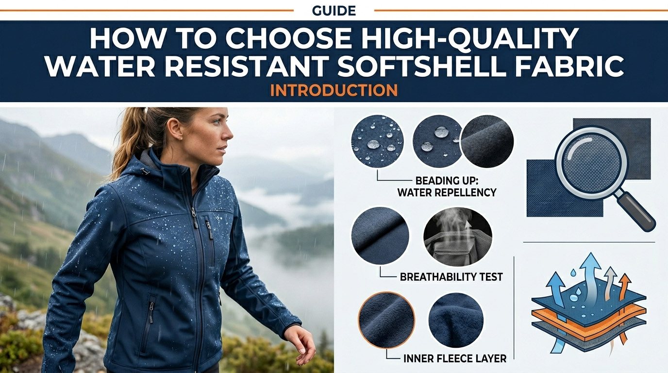 Hoe u hoogwaardige waterbestendige softshell-stof kiest