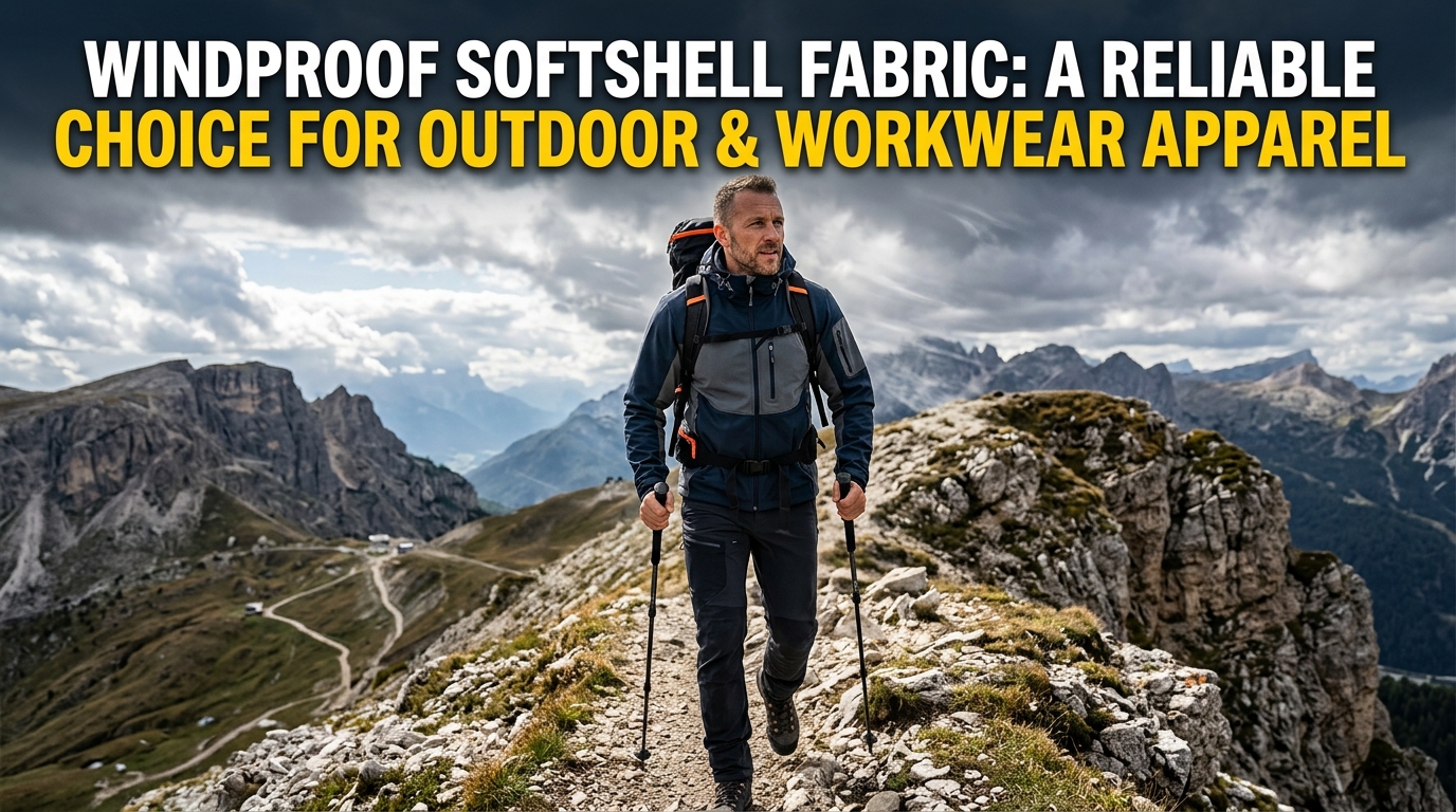 Winddichte softshell-stof: een betrouwbare keuze voor outdoor- en werkkleding