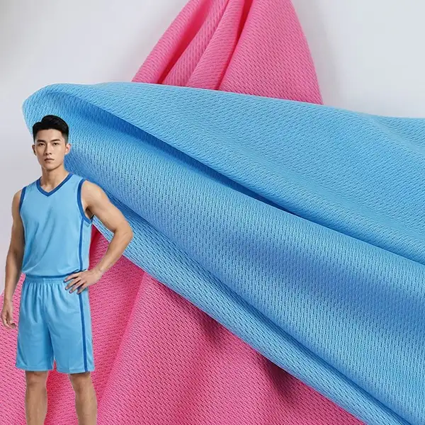 Ademende sportmesh-stof