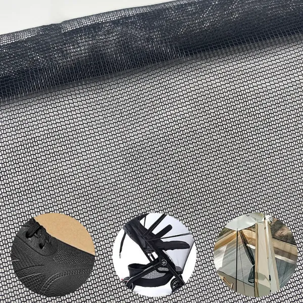Outdoor polyester mesh-stof