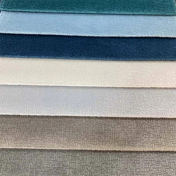 Effen effen chenille bankstof