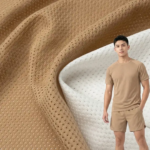 Gerecycled polyester kledingstukgaasstof
