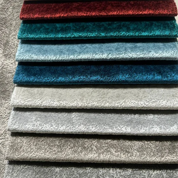 Glanzende fluwelen bankstof